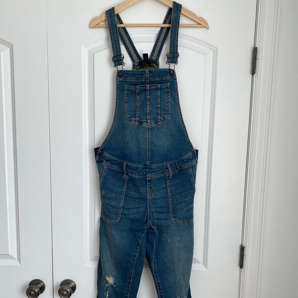 Indigo Blue Maternity Overalls